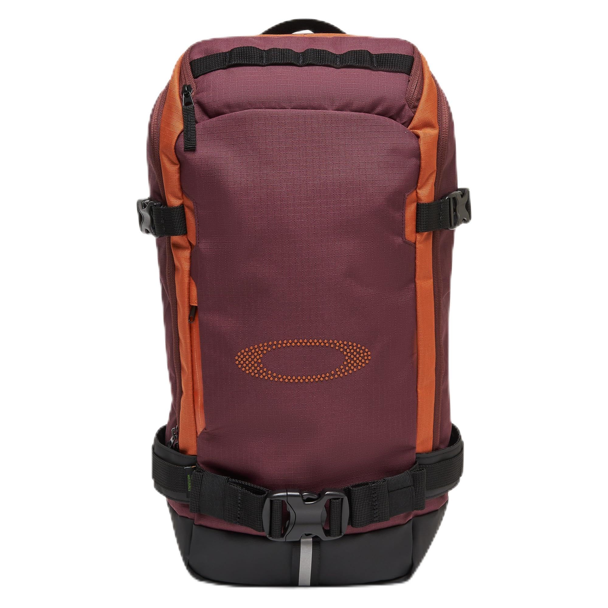 Oakley Peak Recycled Backpack - 18L Water-Resistant Hiking Daypack for Men & Women, Durable Eco-Friendly Travel Backpack (Grenache Red) - Perfect for Outdoor Adventures, Commuting & School