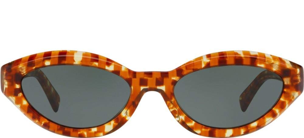 **Aviator Sunglasses A 5038 009/71 Havana Amber Damier - Polarized UV Protection for Men & Women - Perfect for Driving, Beach, and Outdoor Activities**
