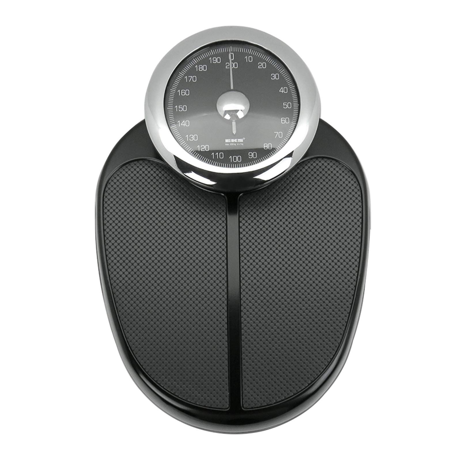 LIUU 400lbs Digital Bathroom Scale - Accurate Mechanical Weight Scale for Adults & Babies, Large Non-Slip Surface - Perfect for Home, Gym, and Medical Use