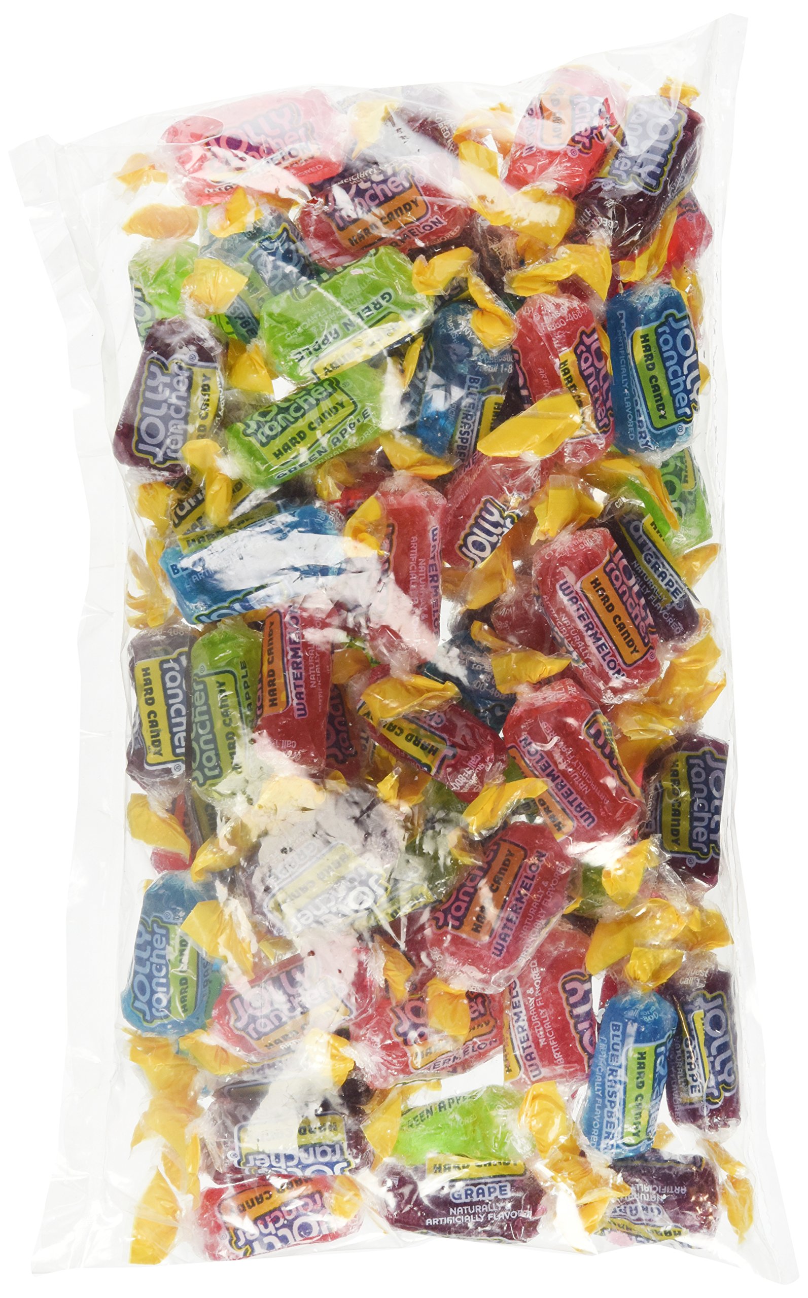 Jolly Rancher Hard Candy Assortment - 5 Fruit Flavors (1 lb Bag, Approx 74 Pieces) - Perfect for Halloween, Parties, and Office Snacks