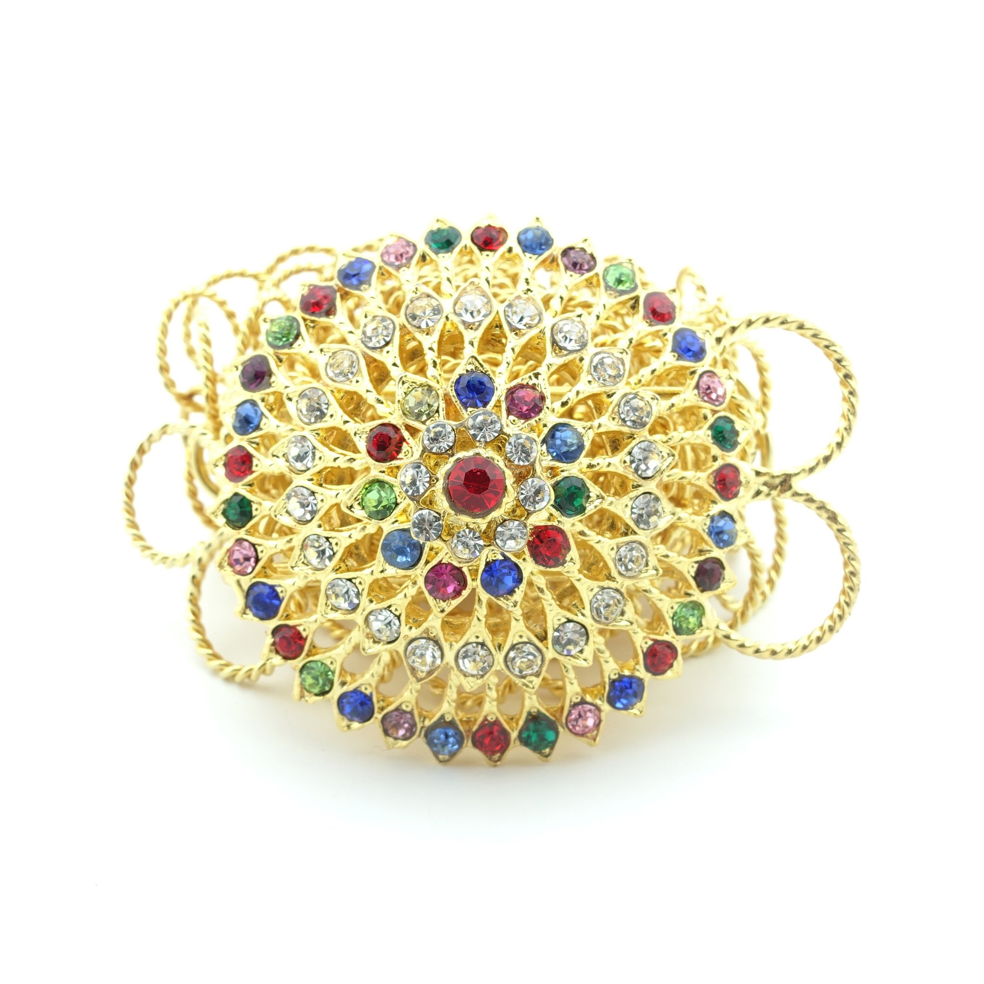 Thai Gold Plated Crystal Kids Costume Belt 21