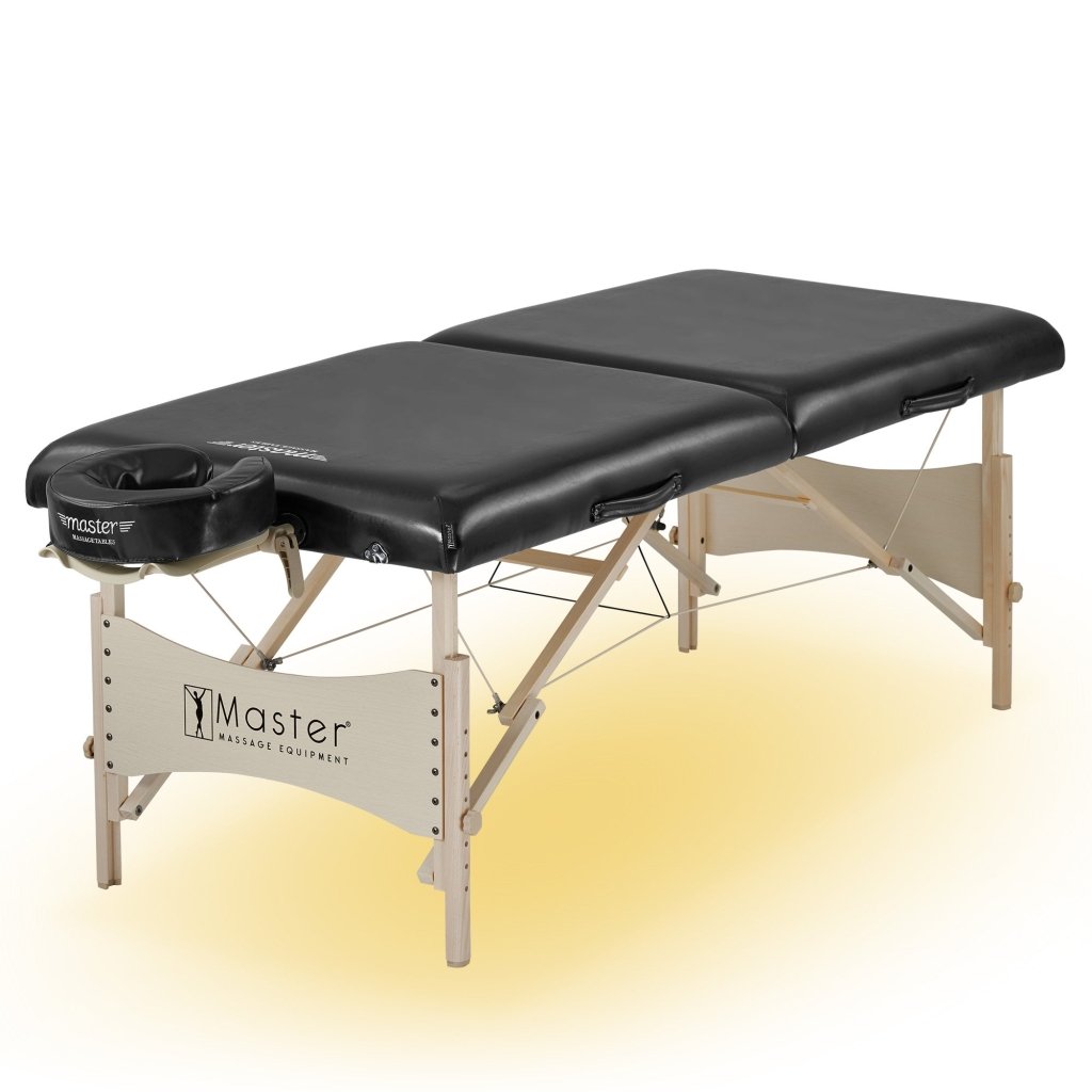 30'' Balboa Portable Massage Table with Adjustable Height & Ambient Light - Professional Foldable Massage Bed for Home, Spa, or Physical Therapy Sessions
