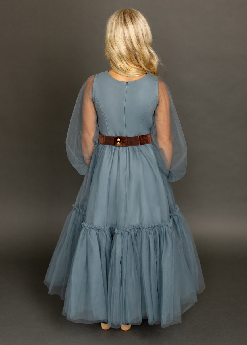 Elegant Tianna Dress in Deep Teal - Women's Formal Evening Gown for Weddings, Parties & Special Occasions