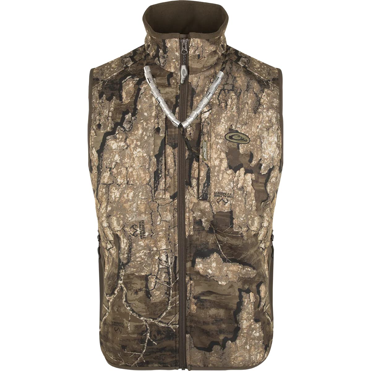 Drake Waterfowl EST Camo Windproof Tech Vest for Hunting - Mossy Oak Shadow Grass Habitat Camouflage - XLarge Size - Ideal for Waterfowl Hunting and Outdoor Adventures