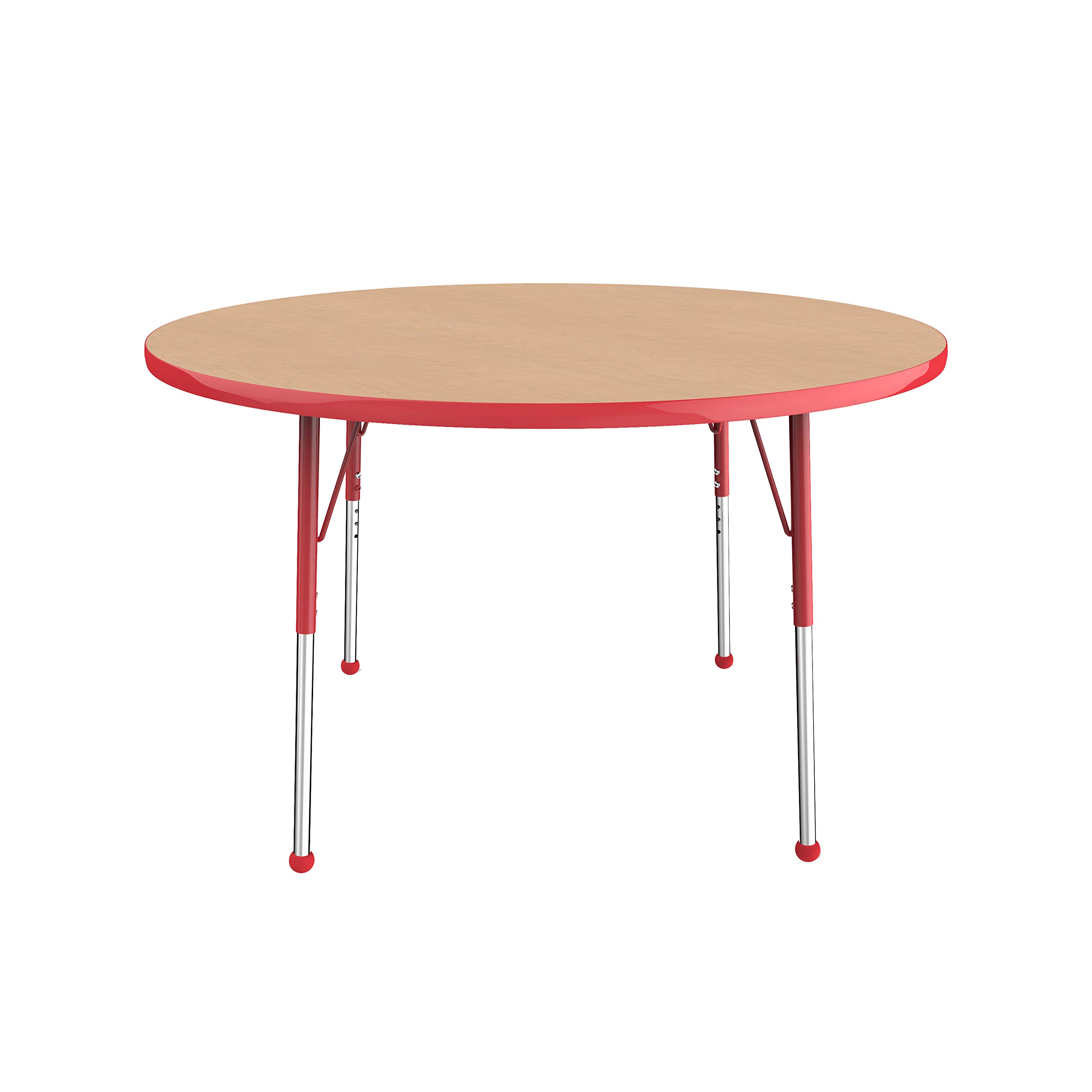 Adjustable Height Round Activity Table for School & Office - 48