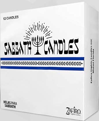 Premium Hand-Dipped Sabbath Candles - Kosher, Long-Lasting for Shabbat & Jewish Holidays - Perfect for Friday Night Dinner & Havdalah Ceremony