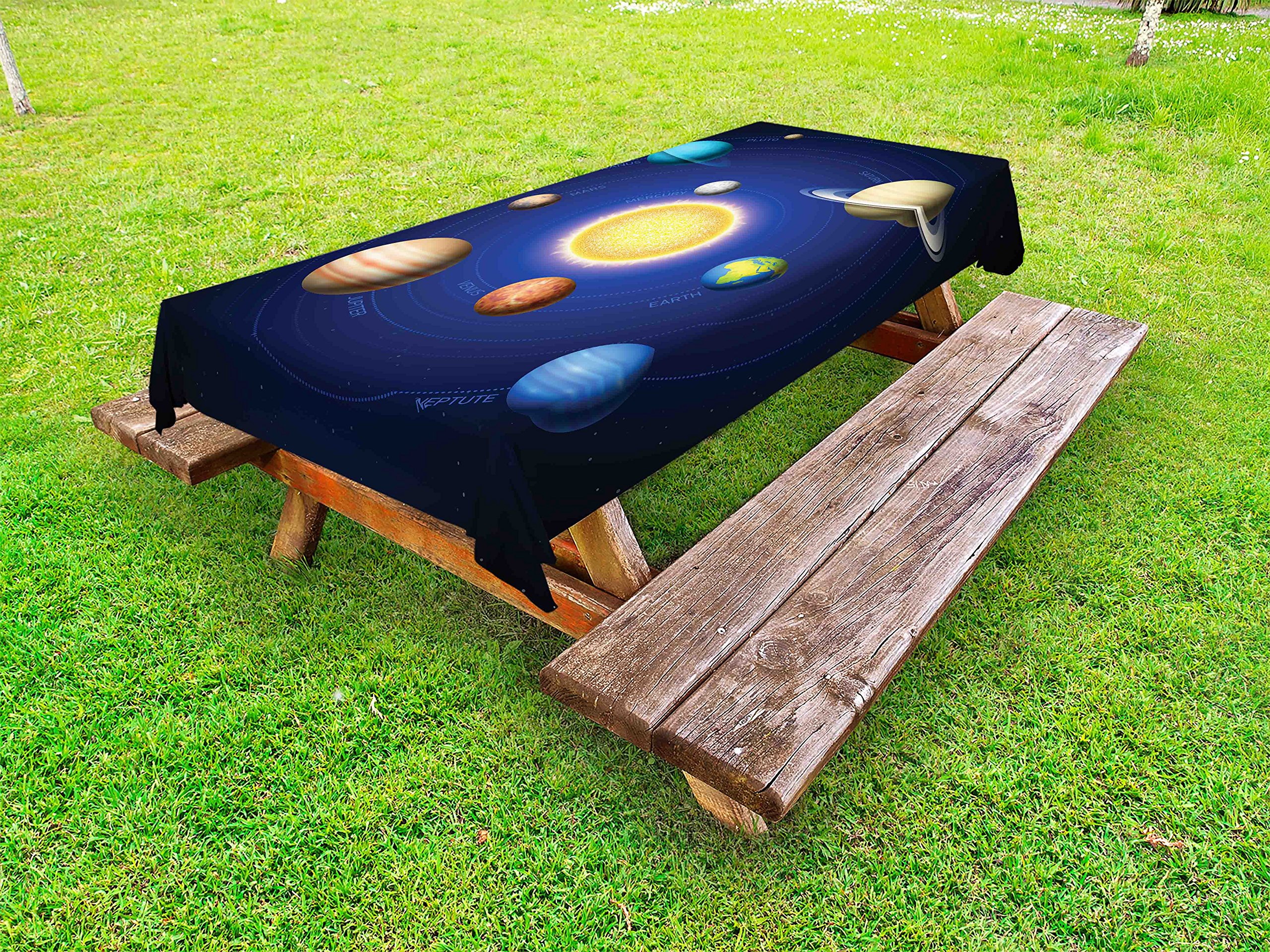 Ambesonne Solar System Tablecloth - 58
