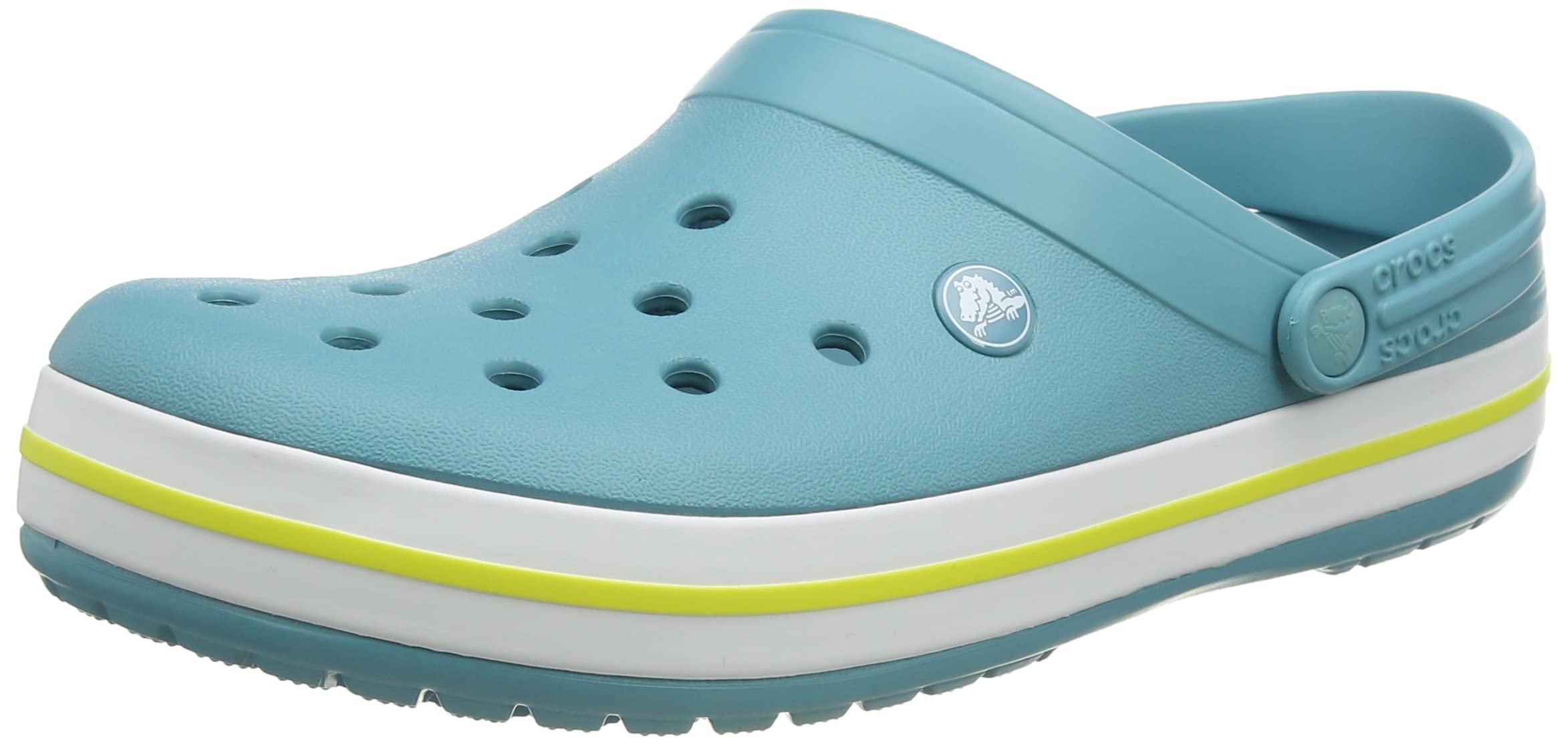 Crocs Classic Band Clog Sandals for Men & Women - Comfortable Slip-On Water Shoes for Beach, Pool & Outdoor Activities - Blue