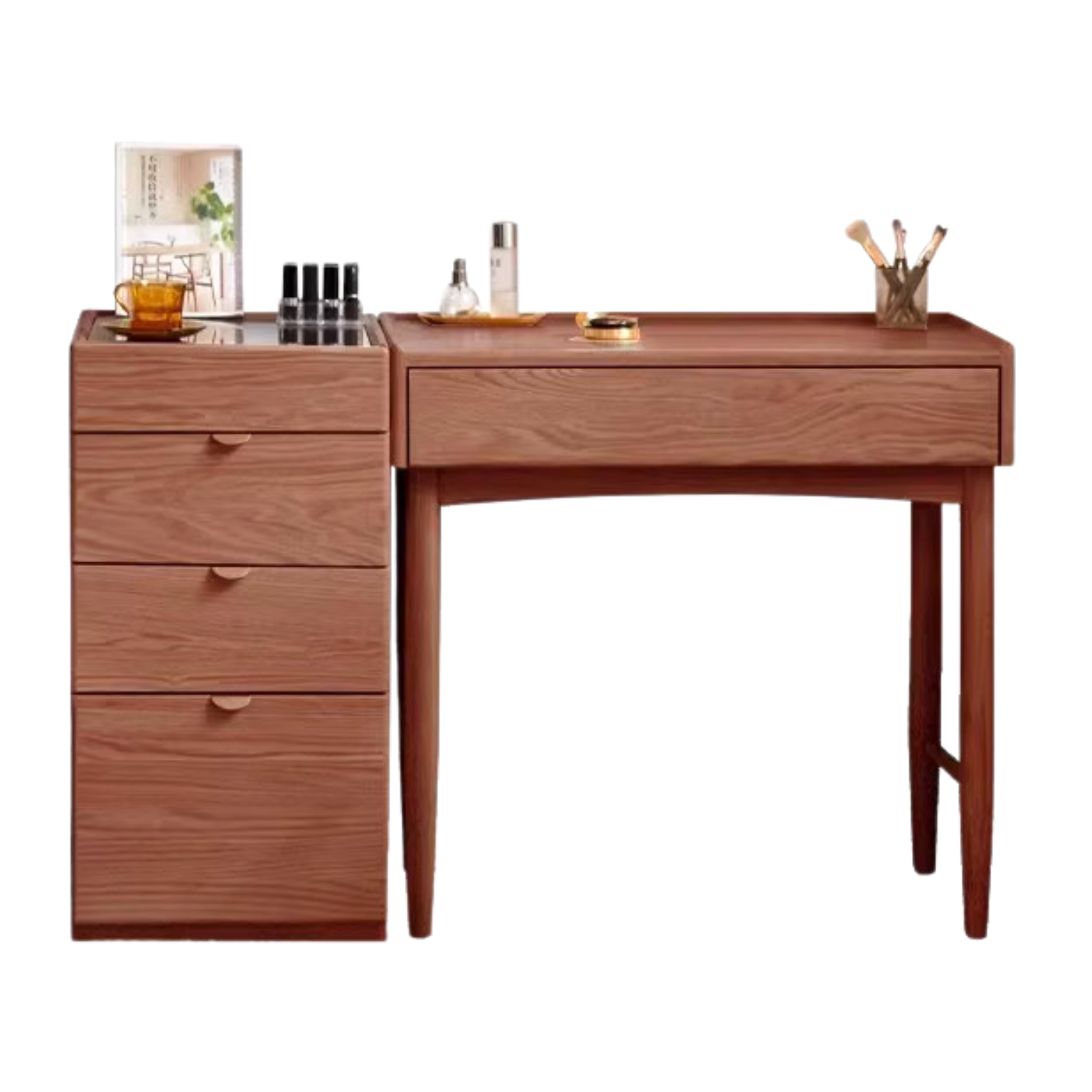 out of stock 31.5x19.9x30.3 inch / 80x50.5x77 сm / Walnut Color / Makeup table + Drawer
