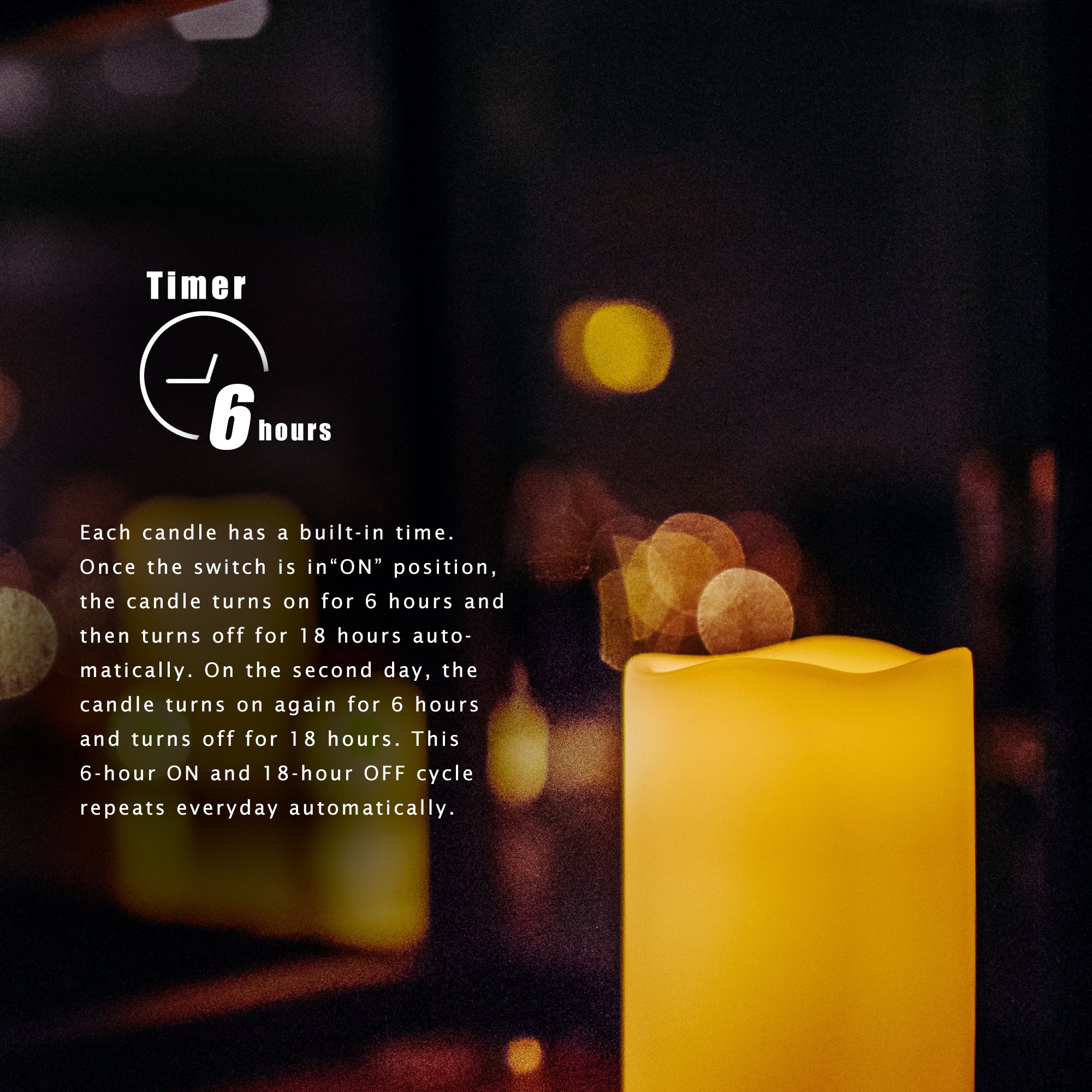 Waterproof Flameless LED Candles with Timer - Realistic Flickering Battery Operated Pillar Lights for Outdoor, Garden, Wedding, Christmas Decor (3 Pack) - Perfect for Lanterns, Patio, Dining Table & Romantic Ambiance
