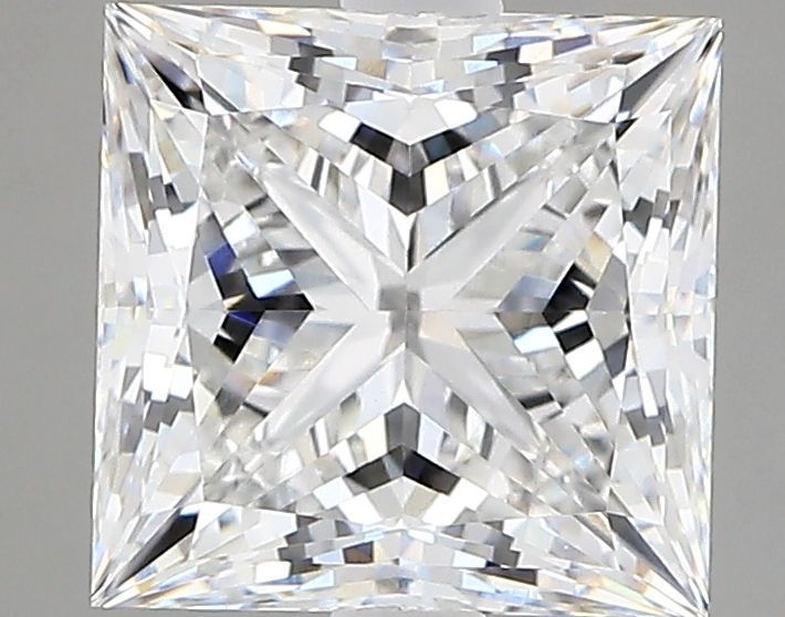 2.93 Carat E VVS2 Princess Cut Lab-Grown Diamond - Perfect for Engagement Rings & Fine Jewelry