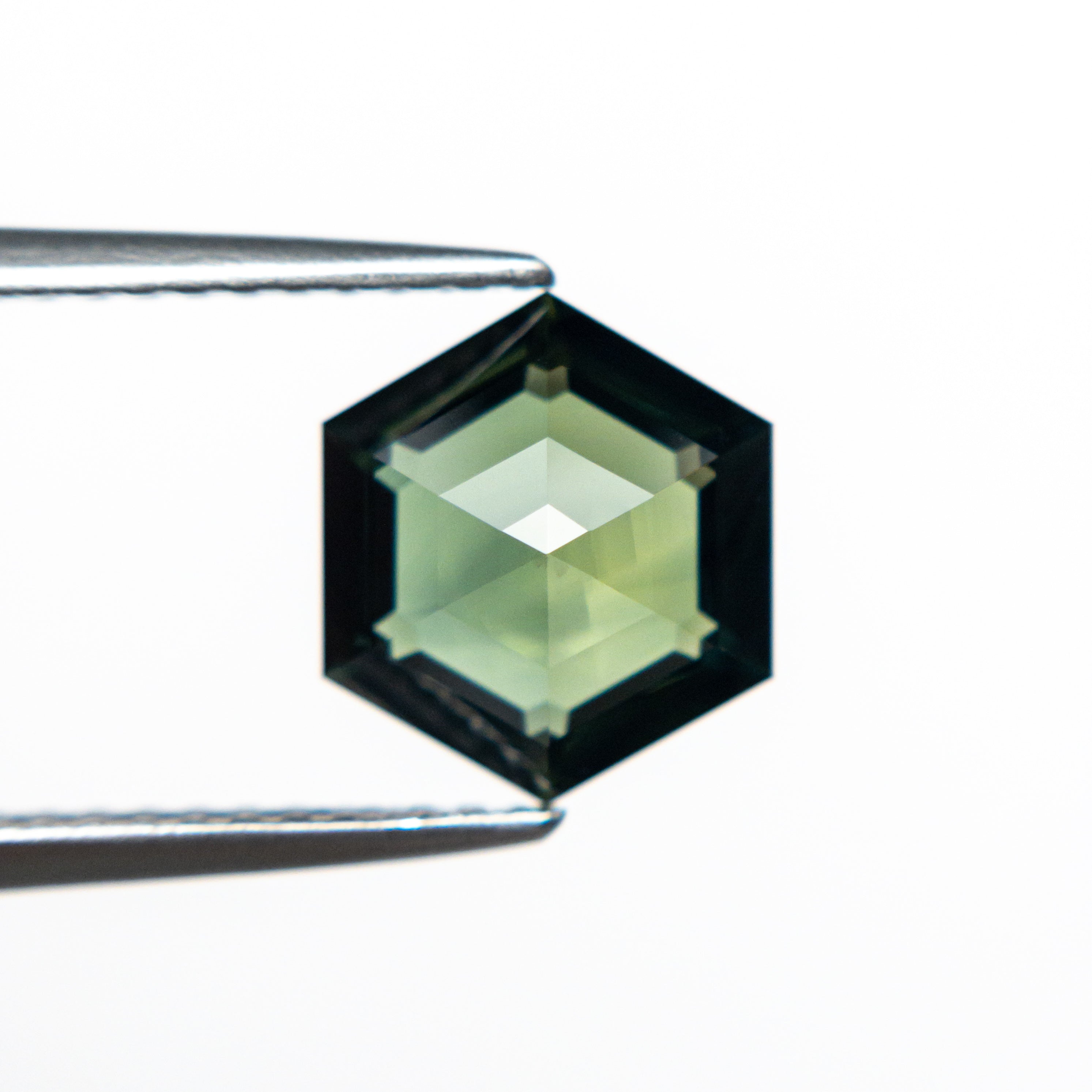 2.11ct Natural Hexagon Double Cut Blue Sapphire Gemstone - 8.94x7.70x4.00mm for Jewelry Making, Engagement Rings & Fine Collections