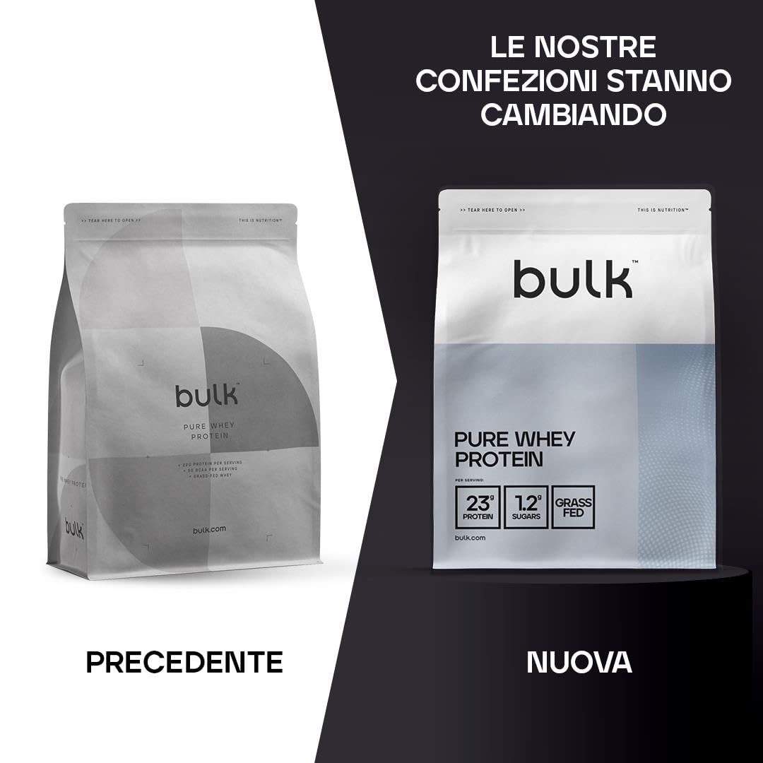 Bulk Pure Whey Protein Powder Shake - Vanilla Flavor 2.5kg (5.5lb) for Muscle Recovery & Weight Gain | Gym, Post-Workout, Meal Replacement | Packaging May Vary