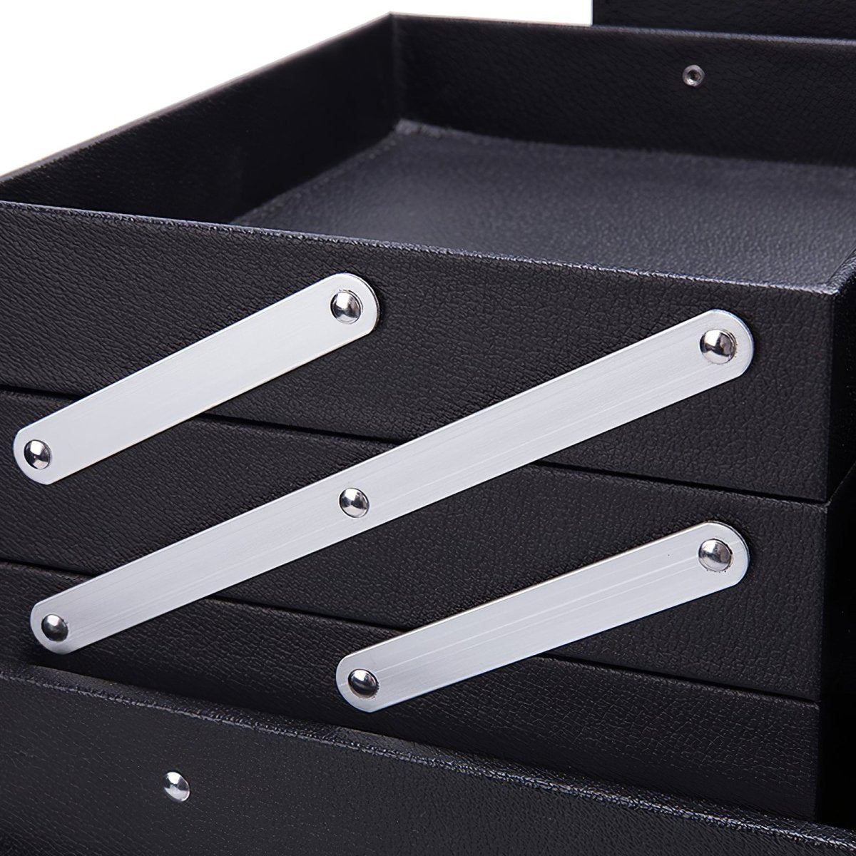 Professional Aluminum Cosmetic Makeup Trolley Case - Portable Beauty Organizer for Makeup Artists & Salon Professionals - Perfect for Travel, Salon Storage & Mobile Makeup Services
