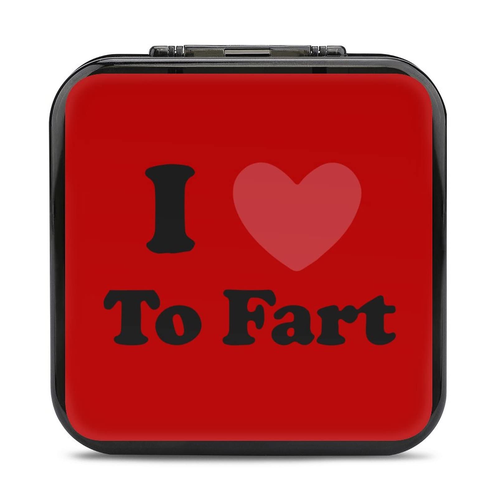 Funny I Love to Fart Game Card Case - 24 Slot Nintendo Switch Card Holder for Storage & Protection | Perfect for Travel, Gaming Parties & Collectors