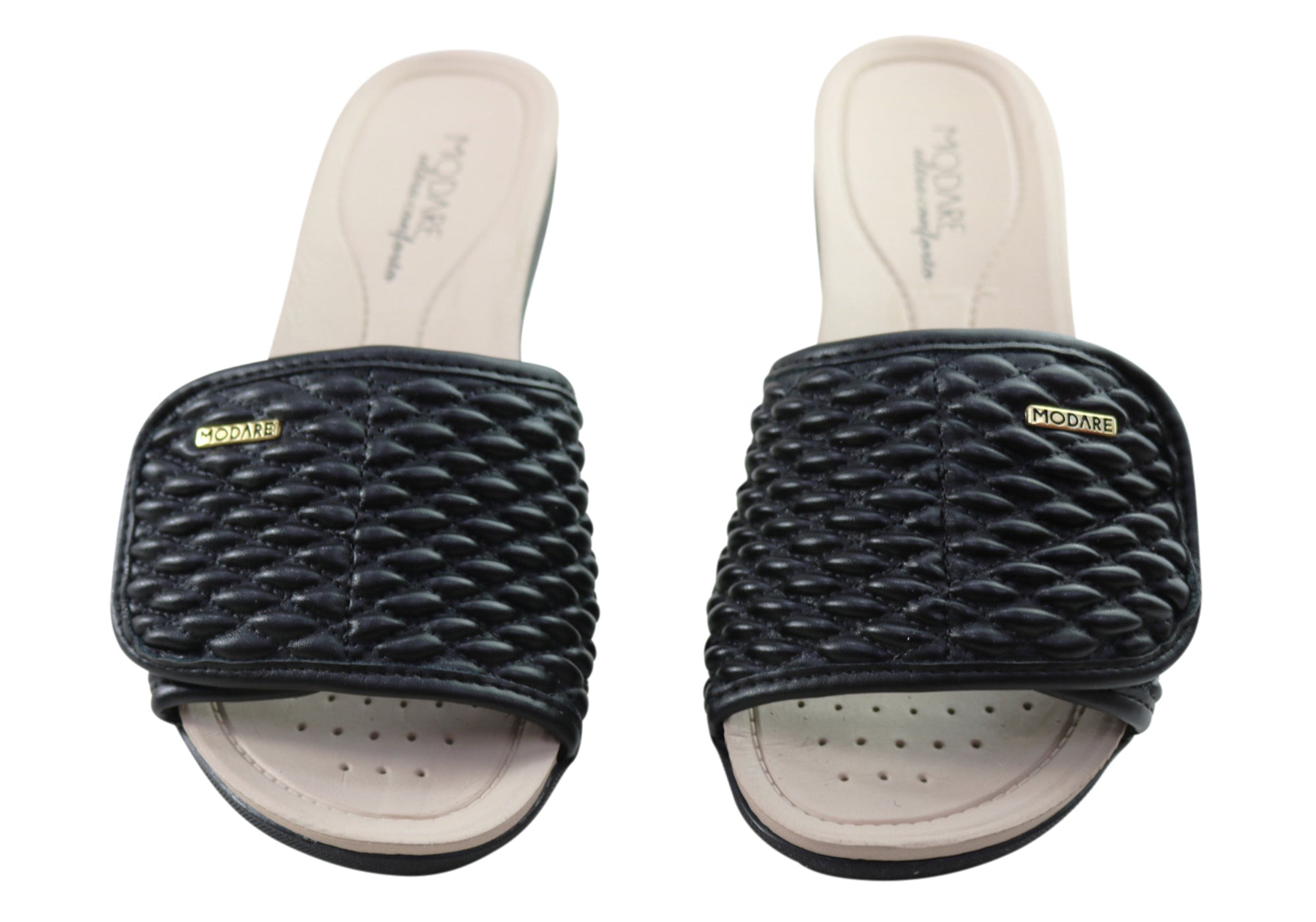 Modare Ultra Comfort Jacinda Women's Adjustable Slide Sandals - Lightweight & Cushioned for Walking, Beach, Pool & Home Use