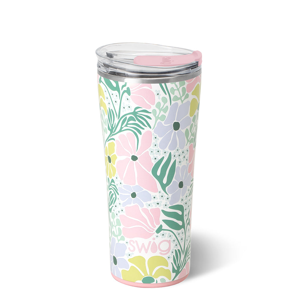 22oz Insulated Tumbler Cup for Garden Party - Double Wall Stainless Steel, Leak-Proof Lid, Perfect for Outdoor Picnics, BBQs, and Summer Gatherings