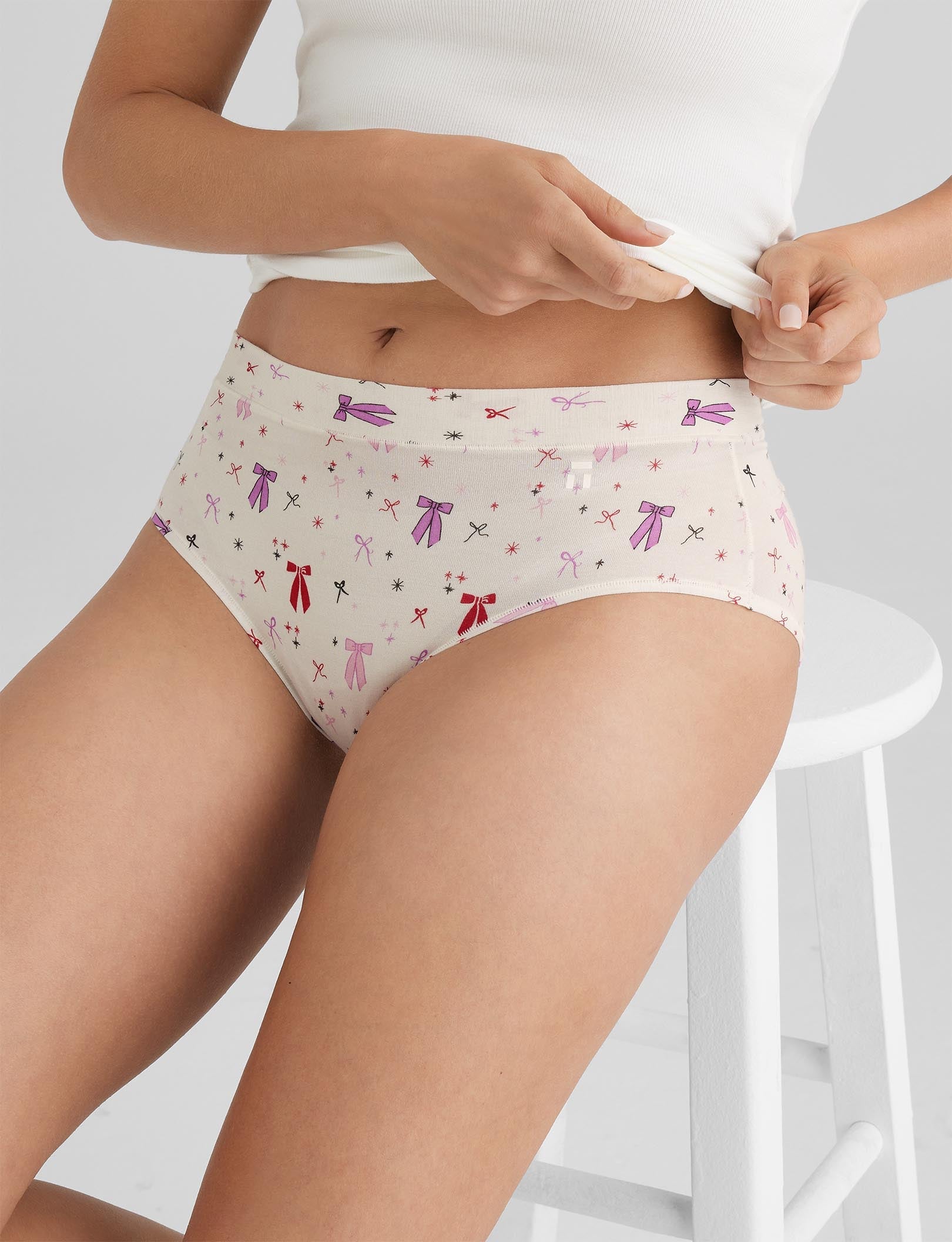 Women's Second Skin High Rise Briefs - Ultra Soft Seamless Underwear for Everyday Comfort | Perfect for Yoga, Workout & Lounge Wear