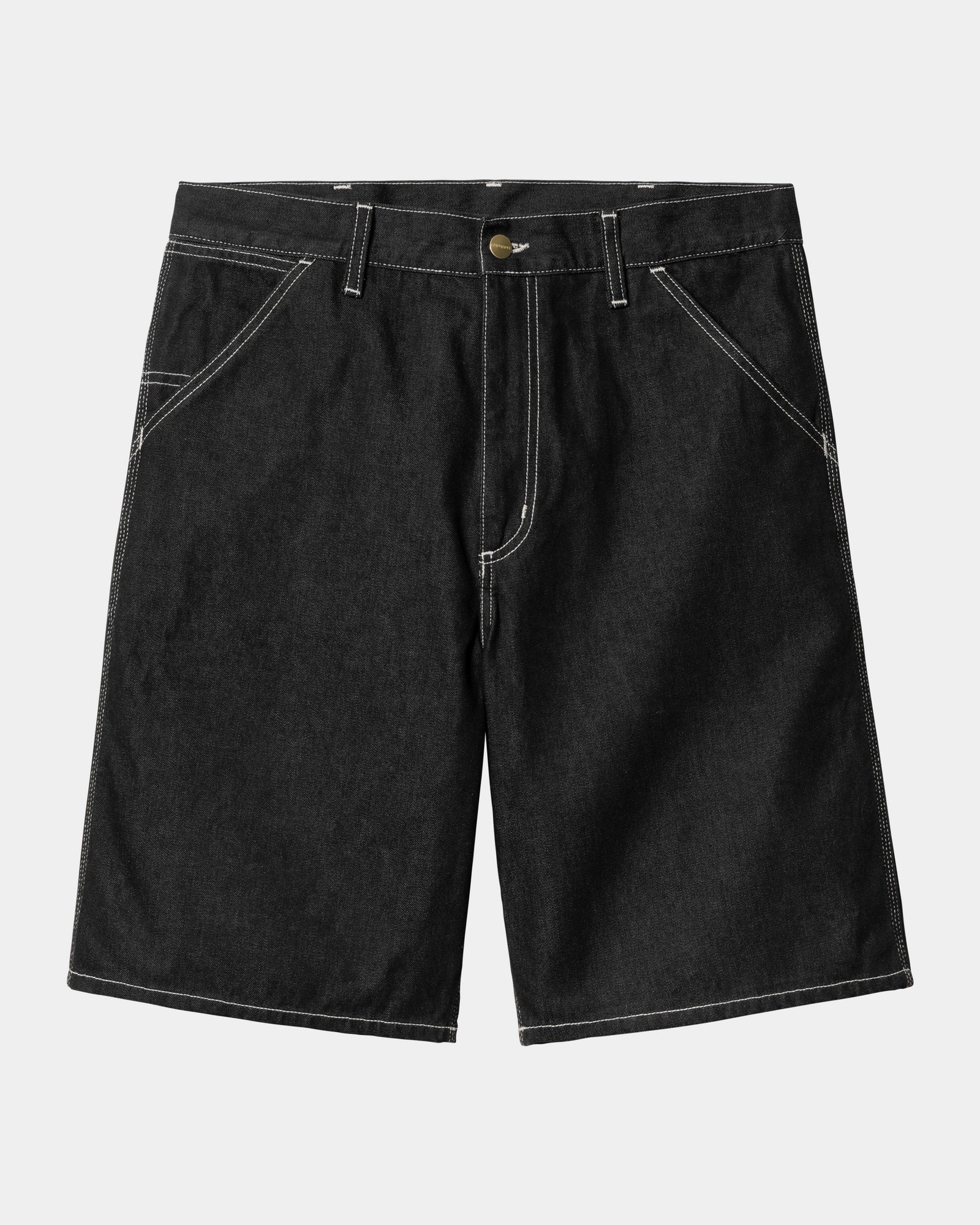 Simple Short Denim Jeans | Black (One Wash) - Casual Wear for Men & Women, Perfect for Everyday Outfits and Summer Styling