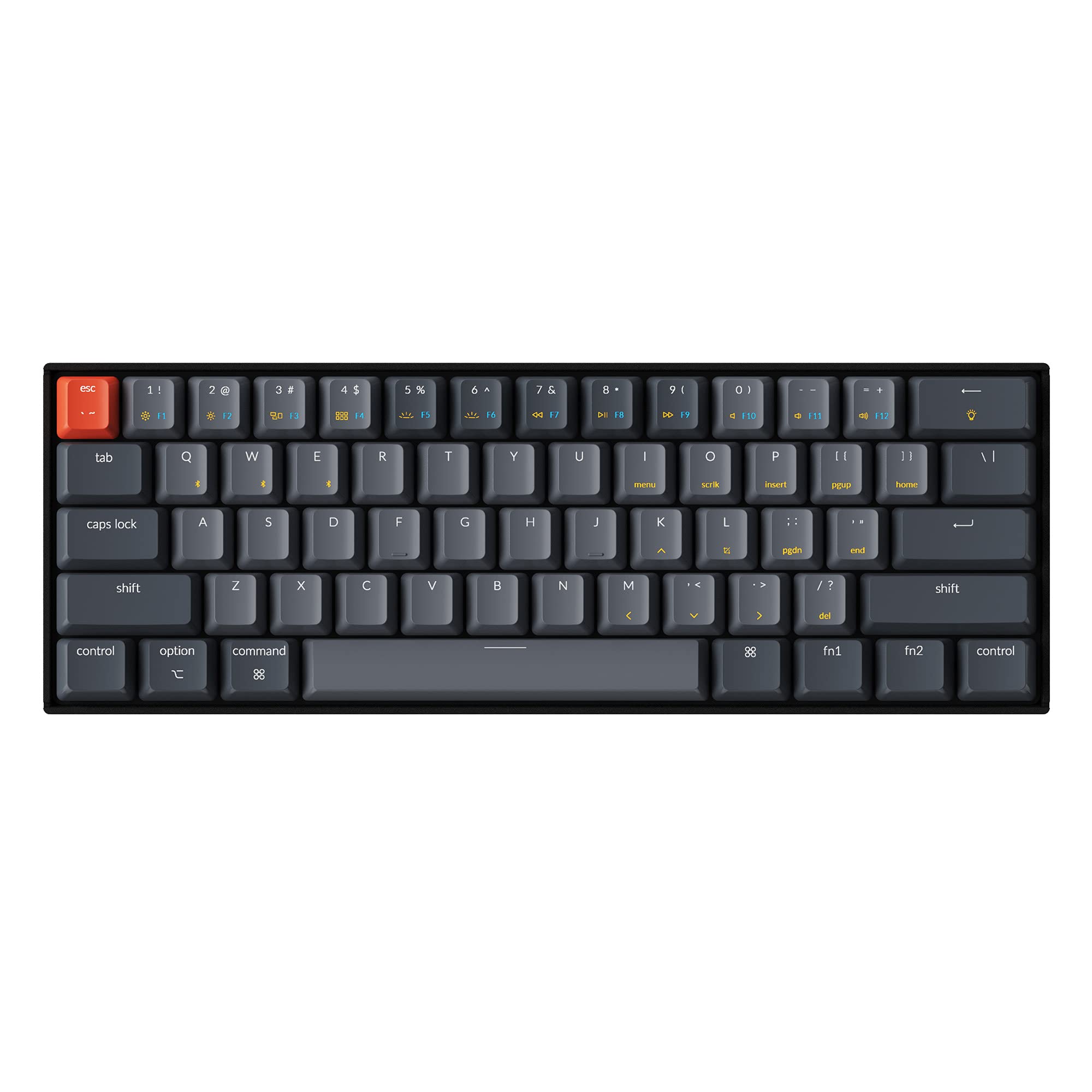 Keychron K12 60% Bluetooth Mechanical Keyboard for Mac/Windows - Gaming & Office Use