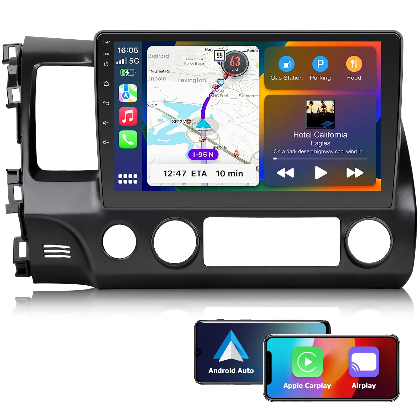 2006-2011 Honda Civic Car Stereo with 10.1
