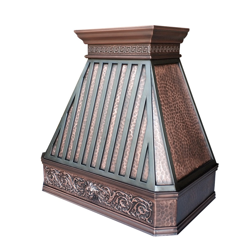 Premium Custom Copper Range Hood for Sabrina - Handcrafted Kitchen Ventilation Hood with Modern Design - Perfect for Farmhouse, Rustic, and Luxury Kitchens
