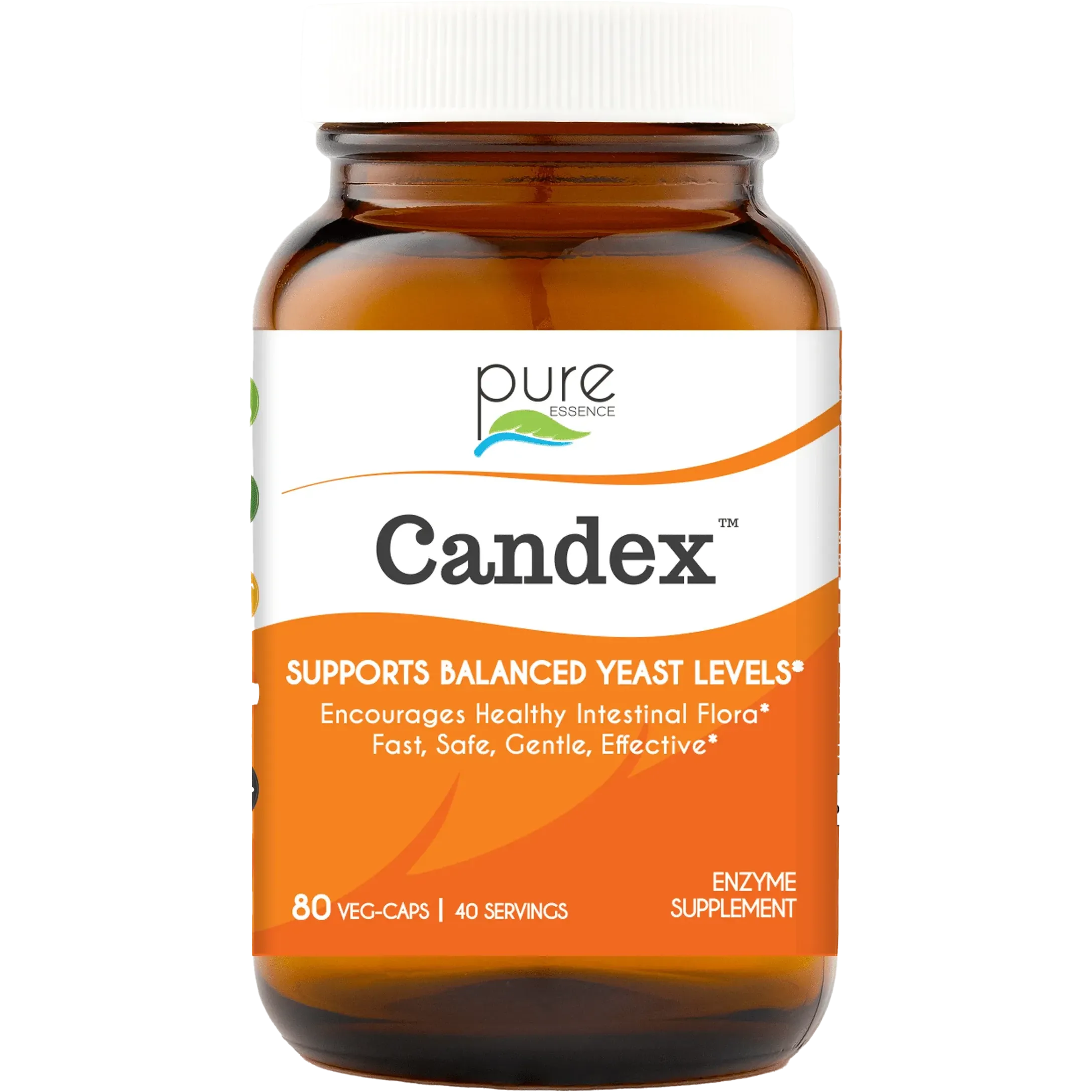 Pure Essence Candex - Digestive Enzyme Supplement for Gut Health & Candida Support | Supports Healthy Digestion & Immune System - Ideal for Daily Wellness & Detox