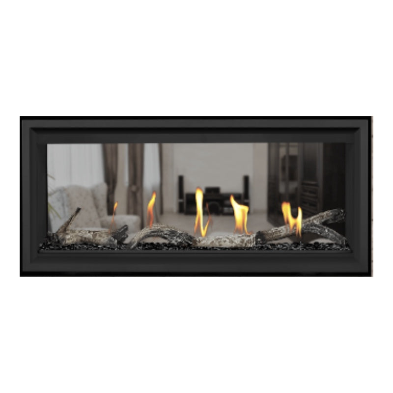 Napoleon Vector 38 See-Through Linear Direct Vent Gas Fireplace - LV38N2 1 | Modern Home Heating Solution for Living Rooms & Patios