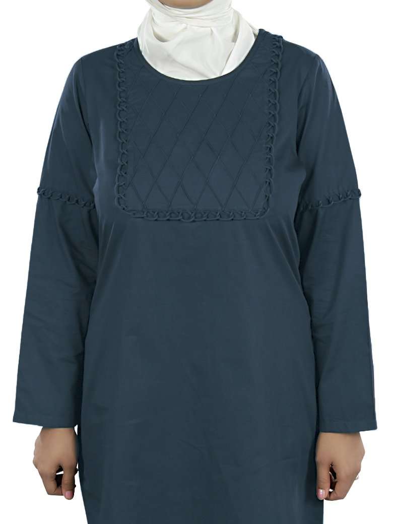 Hafizah Women's Flowy Tunic Top - Casual Loose Fit Blouse for Summer, Beach, and Everyday Wear