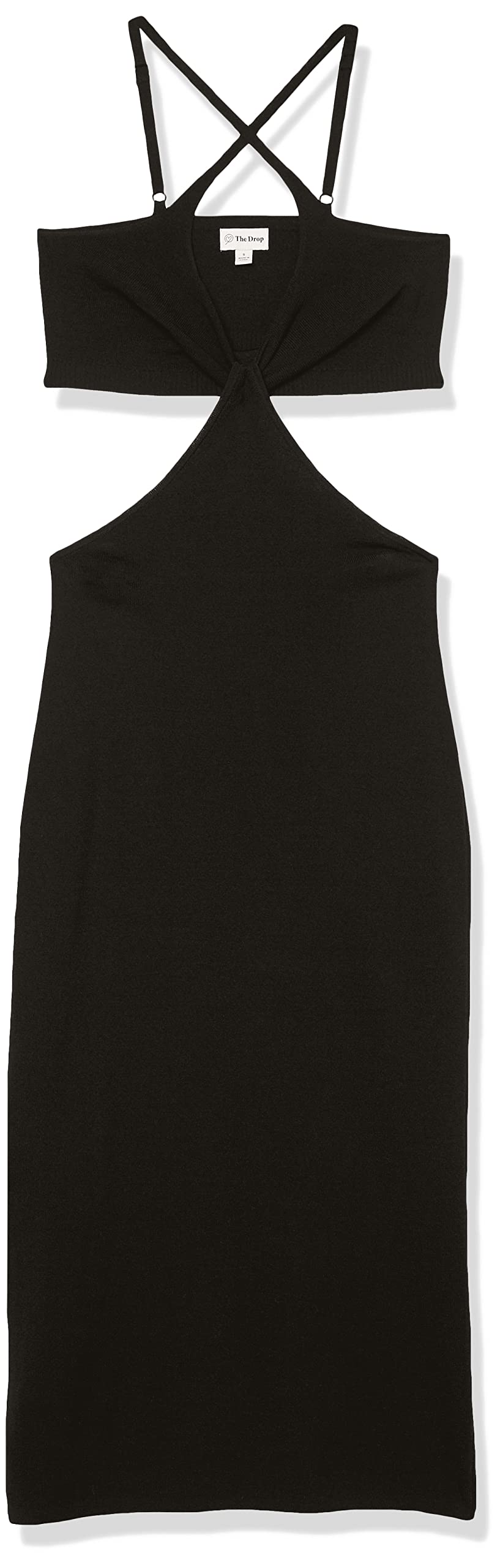 The Drop Women's Zuri Fitted Cut-Out One Shoulder Maxi Sweater Dress - Elegant & Cozy Knit Dress for Date Night, Holiday Parties & Winter Fashion