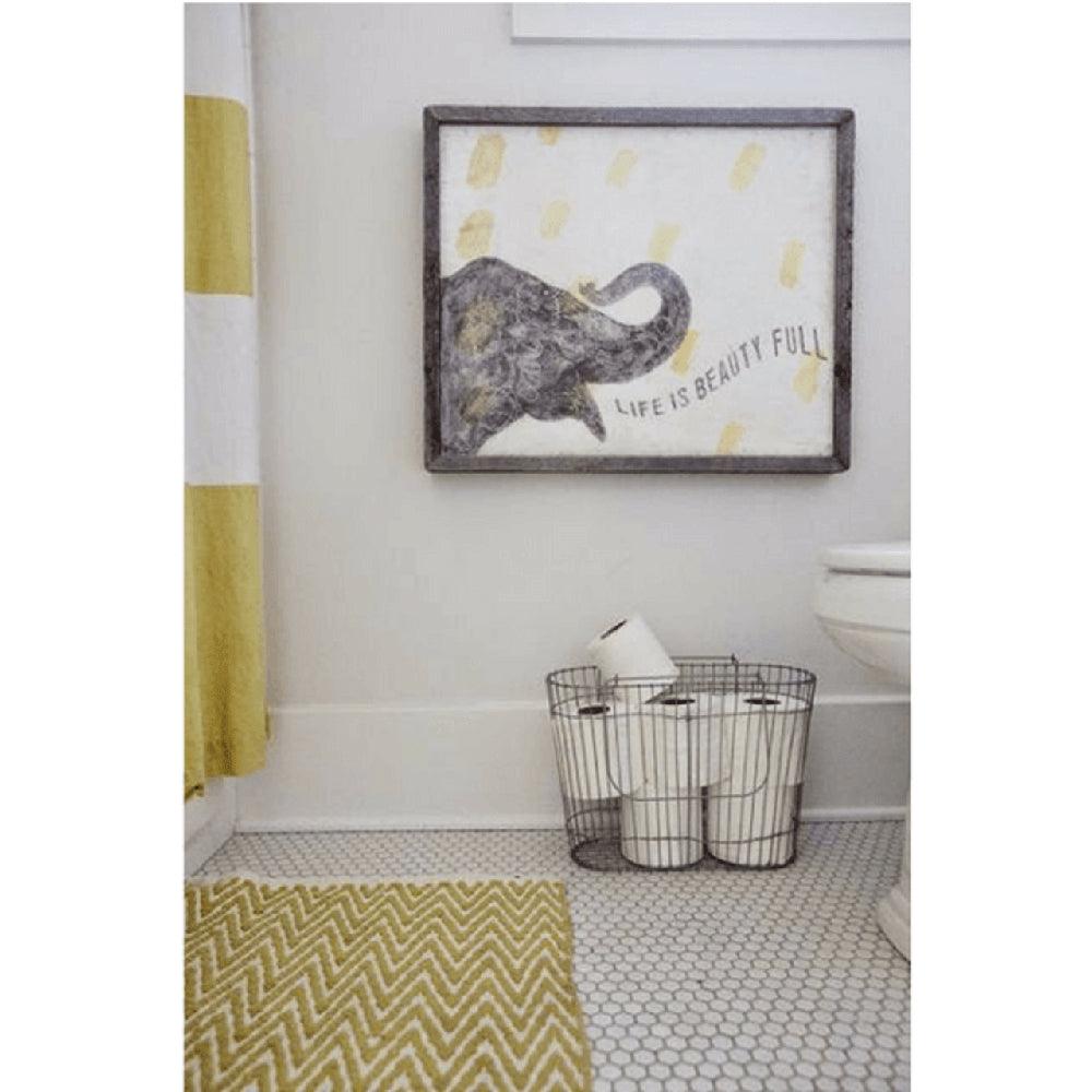 Smart Elephant Art Print - Modern Home Decor, Nursery & Office Wall Art - Perfect for Living Room, Bedroom & Gifts