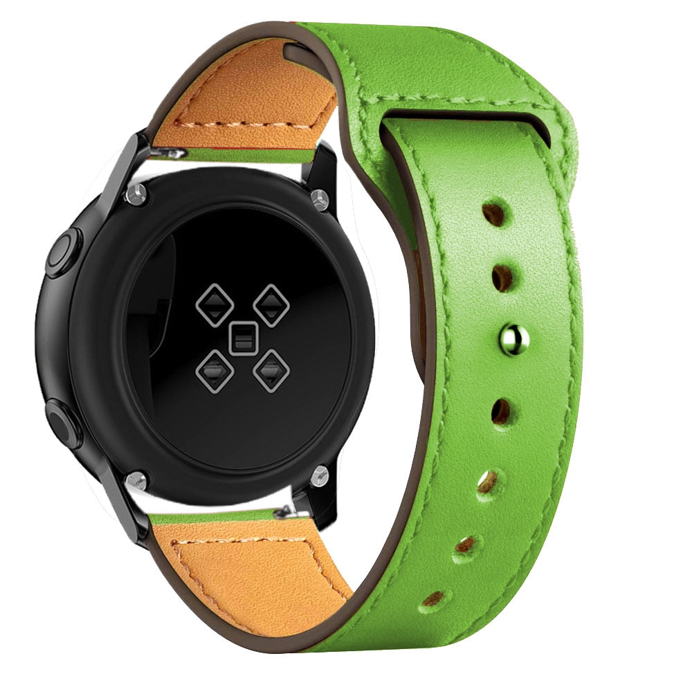 Premium Genuine Leather Bands for Amazfit Smartwatch - Replacement Straps for Amazfit GTR/GTS Series - Comfortable & Durable Watch Accessories for Men & Women (Perfect for Work, Gym & Everyday Wear)