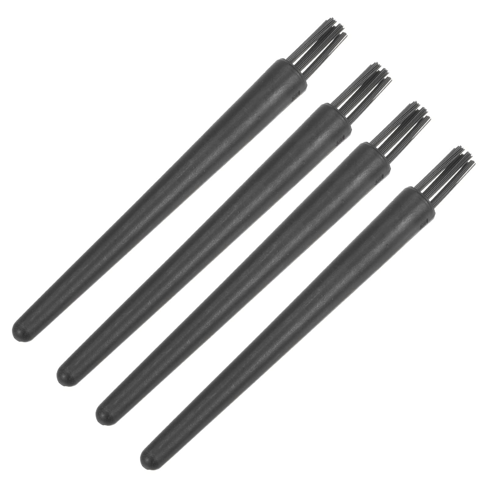 ESD Brush Set - 4 Pcs Antistatic Nylon Brushes for PCB, Keyboard & BGA Repair (18x9mm) - Electronics Cleaning Tools