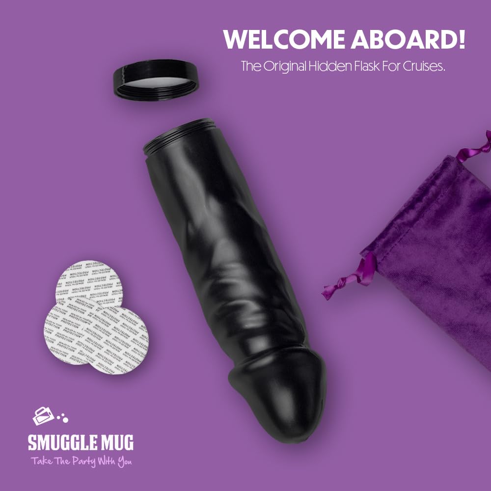 Discreet Liquor Flask & Hidden Safe Box - Funny Gifts for Men & Adults | Novelty Sex Toy Disguise for Bachelorette Parties & White Elephant Exchanges | Perfect for Pranks, Gag Gifts & Adult Humor Scenarios