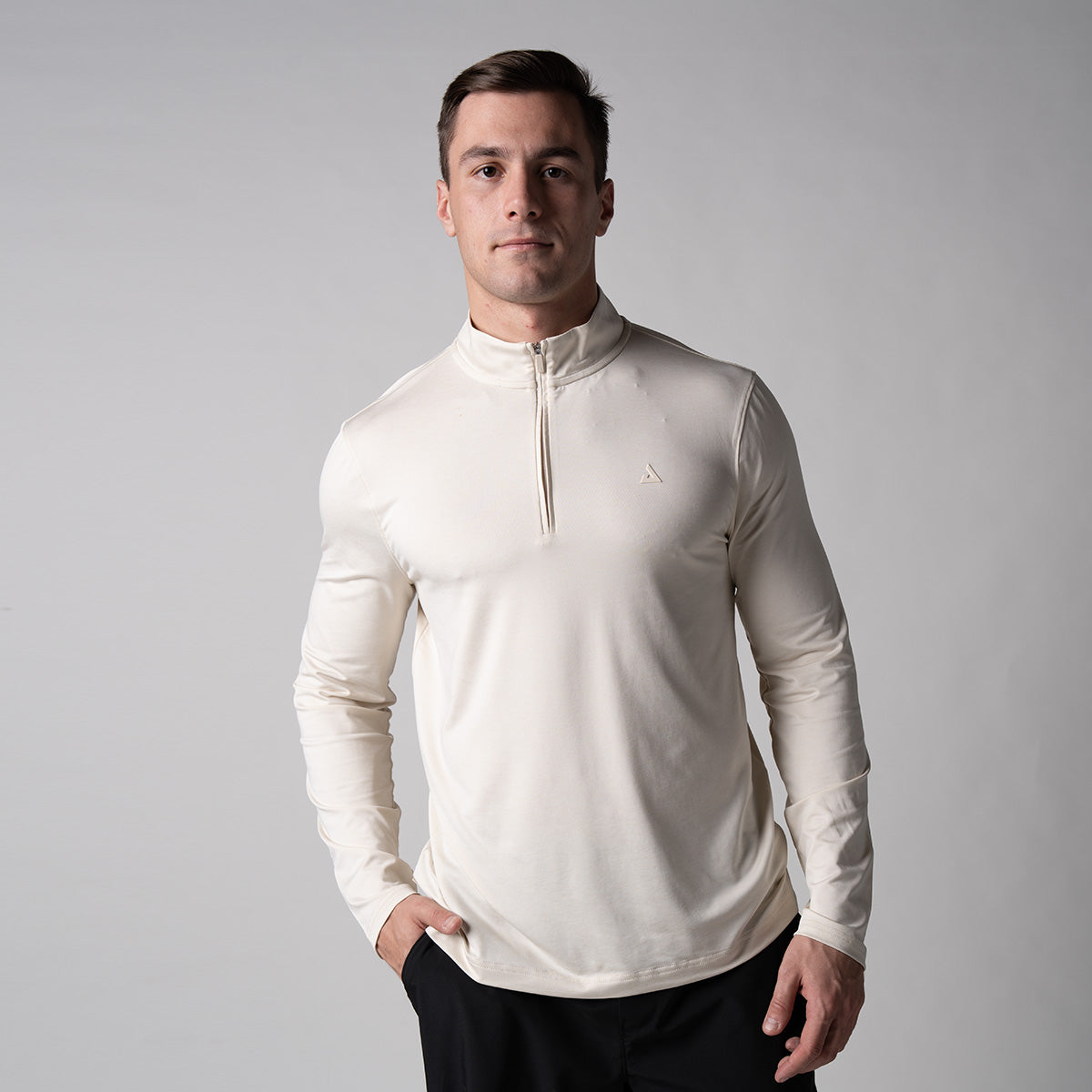 Men's Quarter Zip Pullover Sweater - Lightweight Fleece Jacket for Casual & Outdoor Wear | Perfect for Hiking, Work & Everyday Use