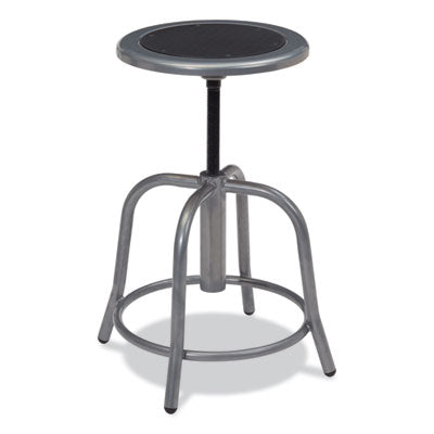 NPS 6800 Series Heavy Duty Height Adjustable Metal Swivel Stool - 300 lb Weight Capacity - Perfect for Office, Workshop, Kitchen & Industrial Use