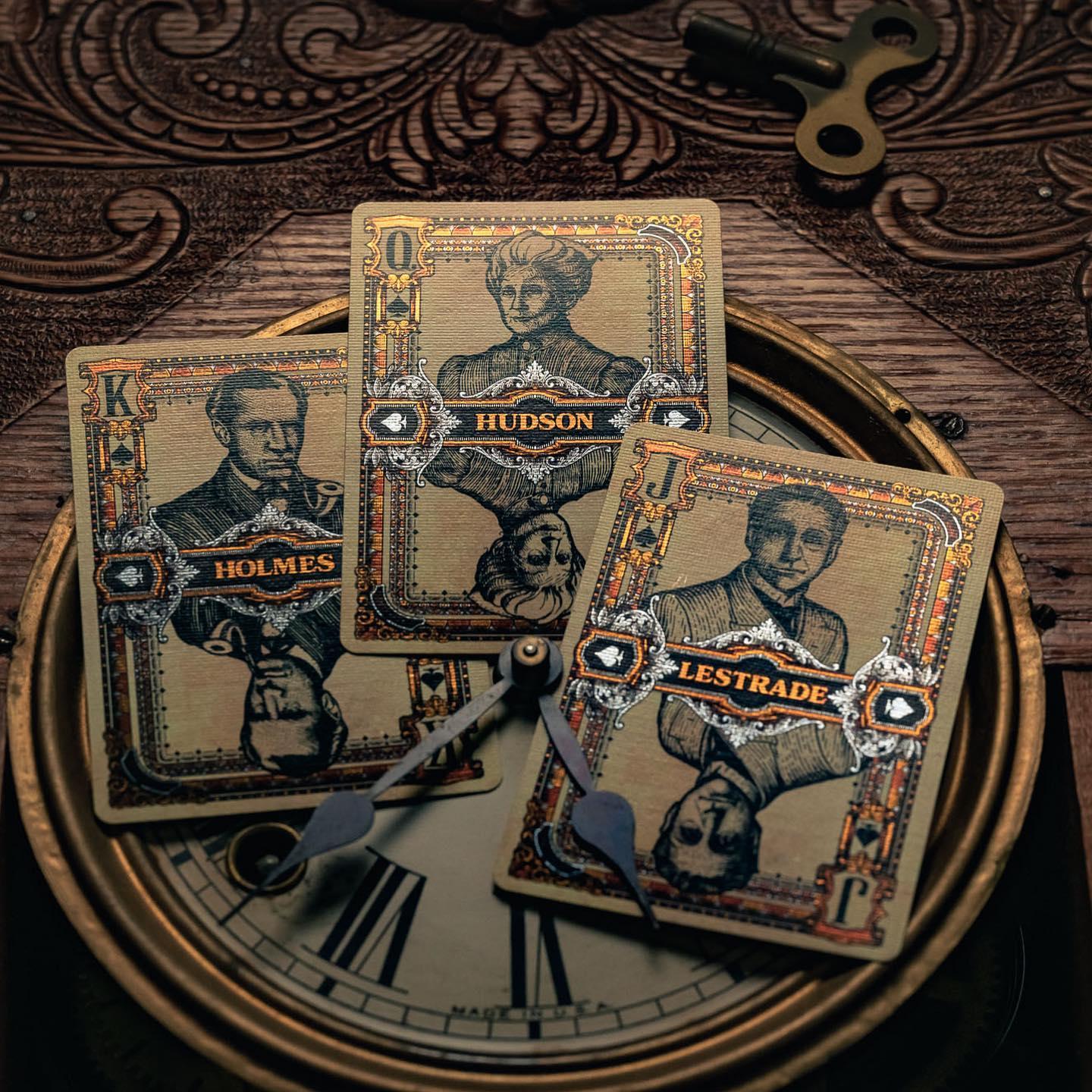 Sherlock Holmes Playing Cards - Premium Deck by Kings Wild Project - Perfect for Poker, Magic Tricks & Collectors