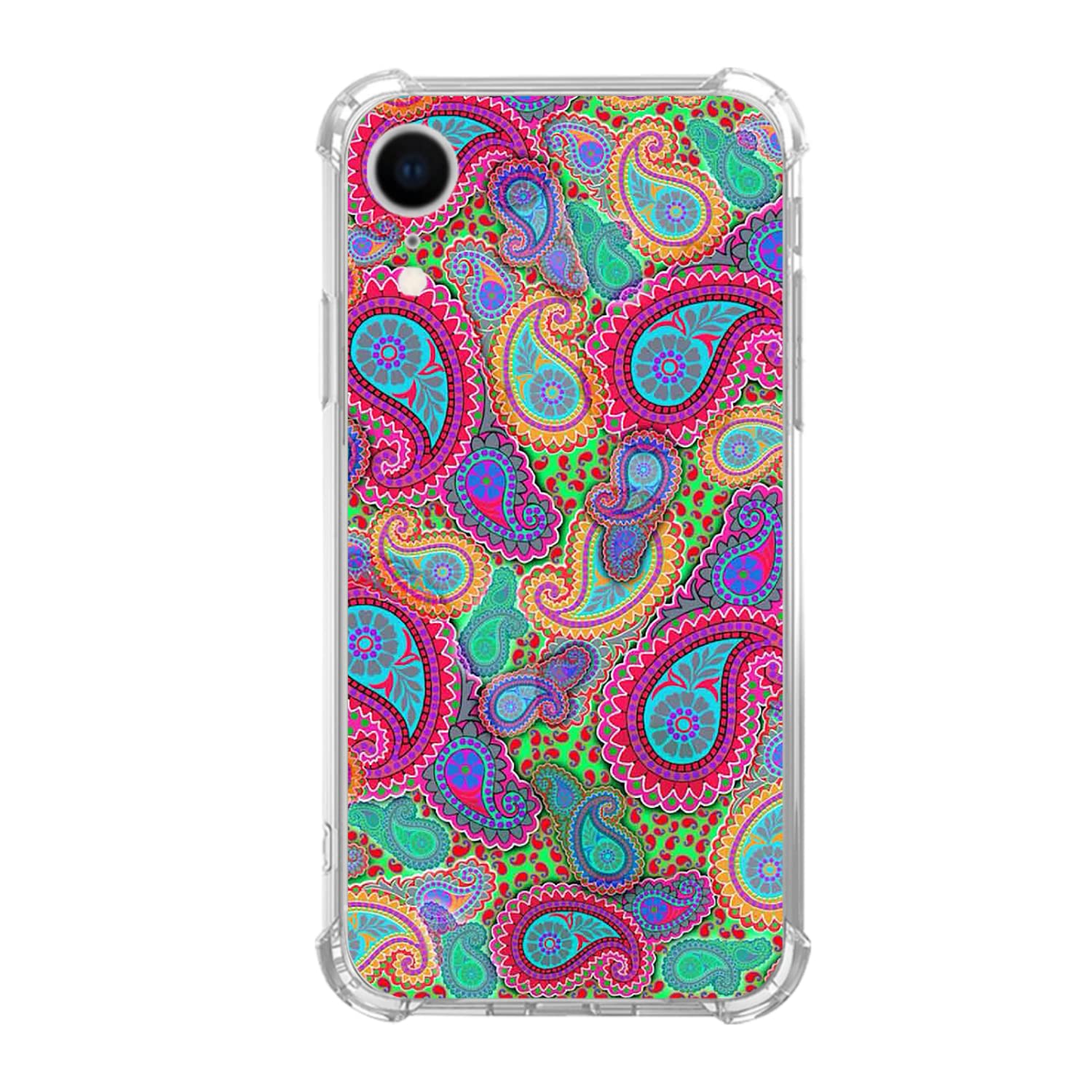 Bohemian Mandala Phone Case for iPhone XR - Soft TPU Bumper Cover for Women & Men | Unique Artistic Design for Everyday Protection & Style