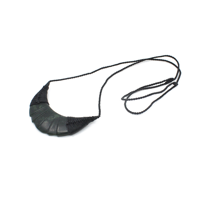 Handcrafted Pounamu Greenstone Breastplate | Authentic Maori Jewelry for Men & Women | Perfect for Weddings, Ceremonies & Cultural Events