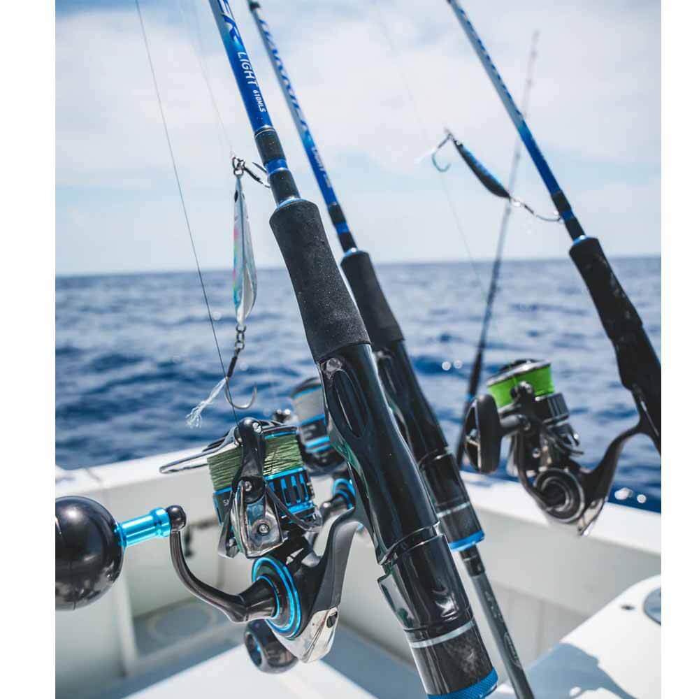 Daiwa Harrier Super Light Jigging Spinning Rod - Ultralight Saltwater Fishing Rod for Jigging, Casting & Bottom Fishing - Perfect for Offshore, Inshore & Kayak Fishing Adventures