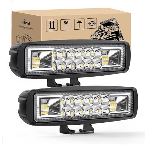 60W Led Pods 2Pcs White