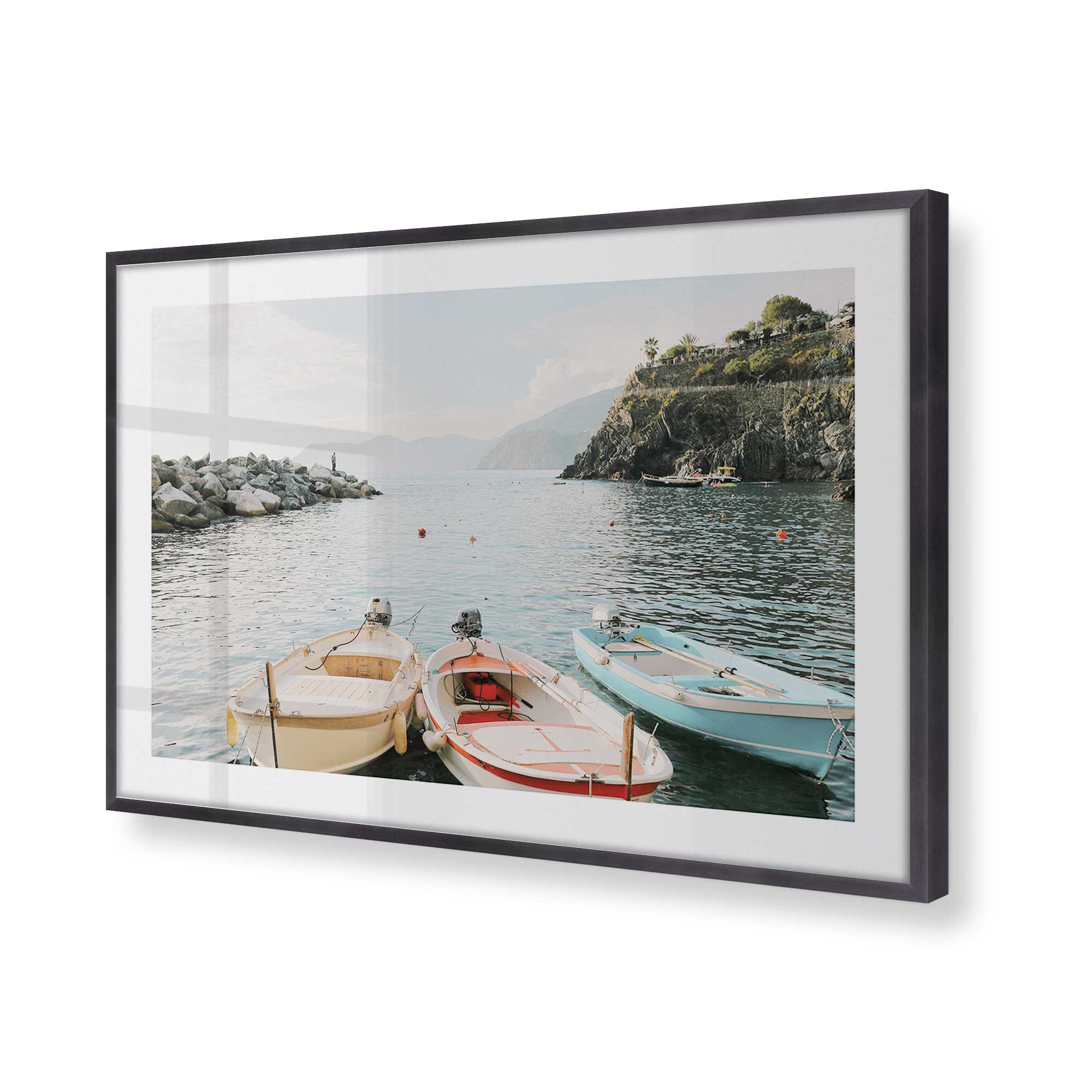 Dockside Dreams Print - Coastal Wall Art Decor for Beach House, Living Room & Bedroom | Nautical Themed Home Decor for Seaside & Ocean Lover Gifts