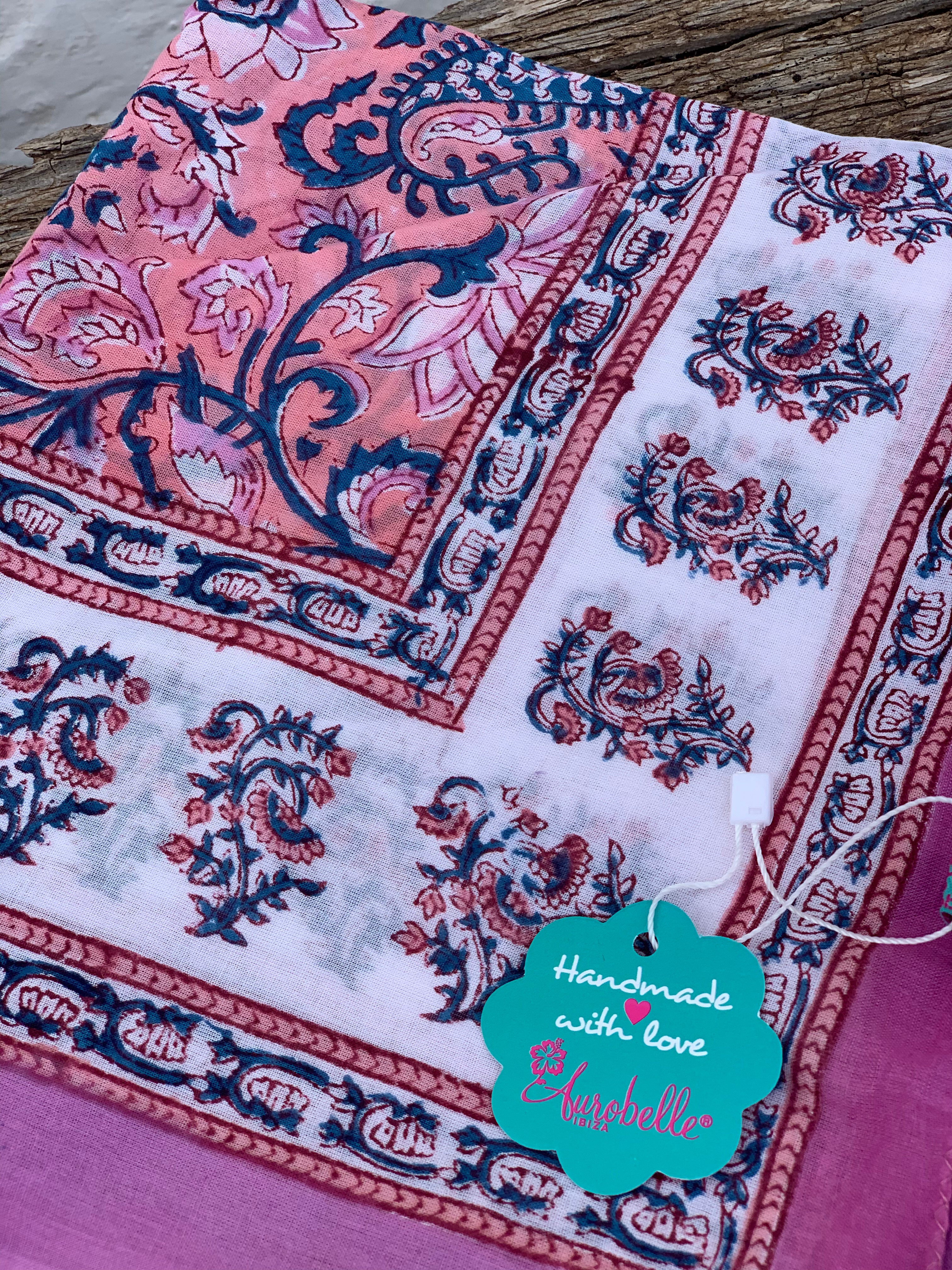 Hand Block Printed Cotton Sarongs & Pareos - New Collection for Beach, Travel & Summer Fashion