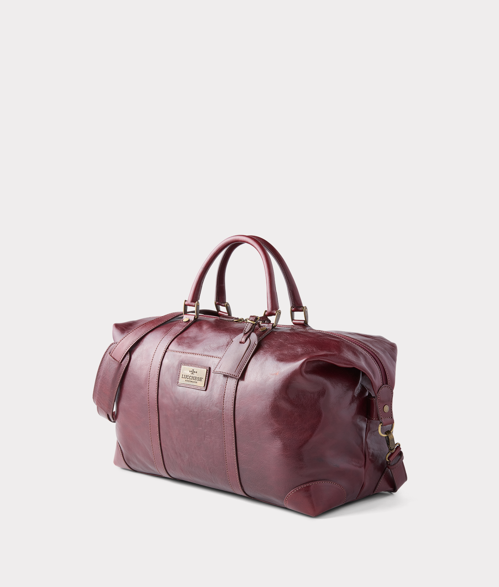 Cosimo Weekender Travel Bag - Stylish Burgundy Overnight Bag for Women & Men | Perfect for Weekend Getaways, Business Trips & Gym Use