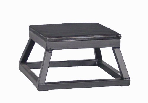Ader Black Plyometric Box for CrossFit, Jump Training & Home Gym Workouts - Sturdy Fitness Platform for Agility, Strength & Cardio Exercises
