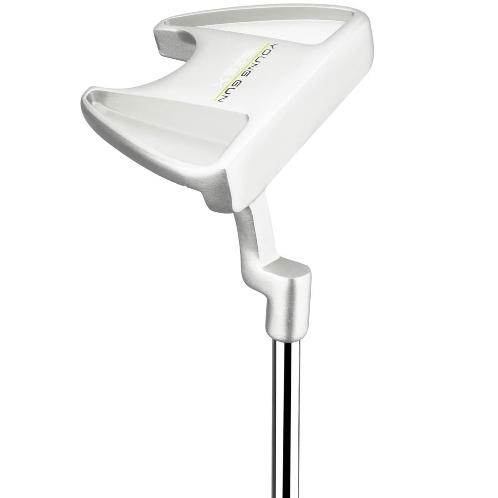 Young Gun Golf SGS X Junior Putter for Kids - Right Handed Youth Golf Club - Perfect for Junior Golf Training & Practice on Putting Greens