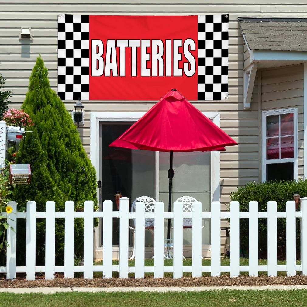 Vinyl Banner 48x96 Inches - Heavy Duty Weatherproof Outdoor Sign with 8 Grommets for Advertising, Automotive, Industrial & Yard Signs (Multiple Sizes Available) - Perfect for Business Promotion, Events, and Outdoor Branding