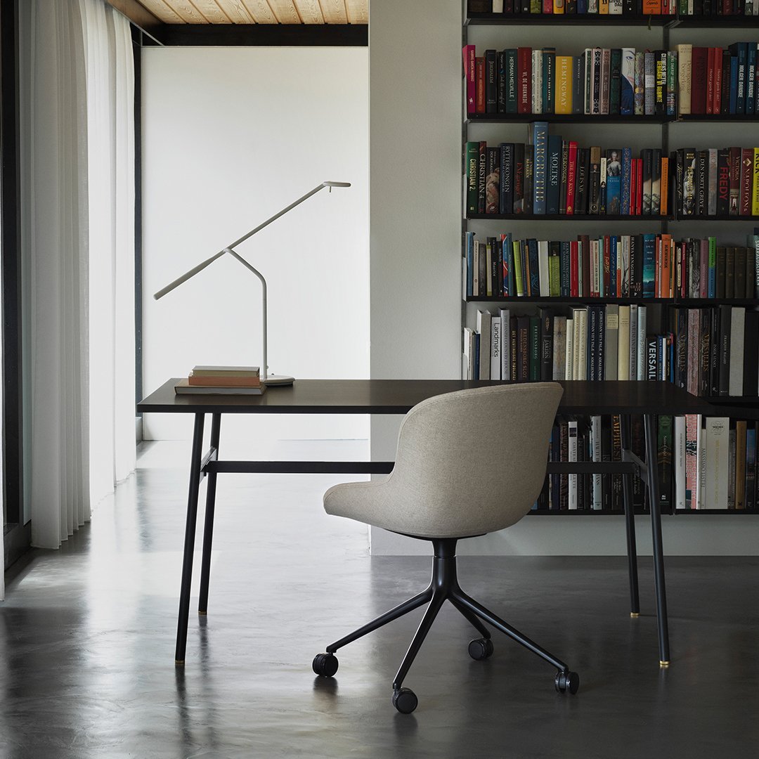 Premium Hyg Chair with 4-Star Swivel Base & Full Upholstery - Ergonomic Office Chair for Home & Workspace Comfort