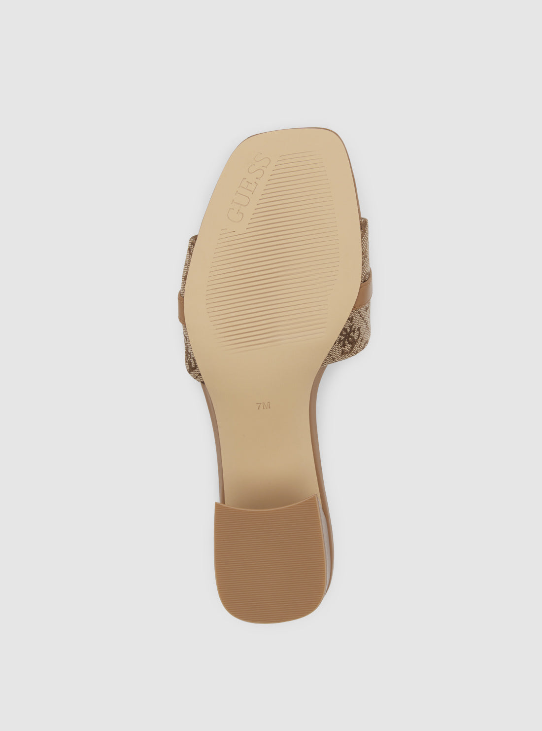 Brown Logo Block Heel Shoes for Women - Stylish & Comfortable Mid Heel Pumps for Office, Party & Wedding Events