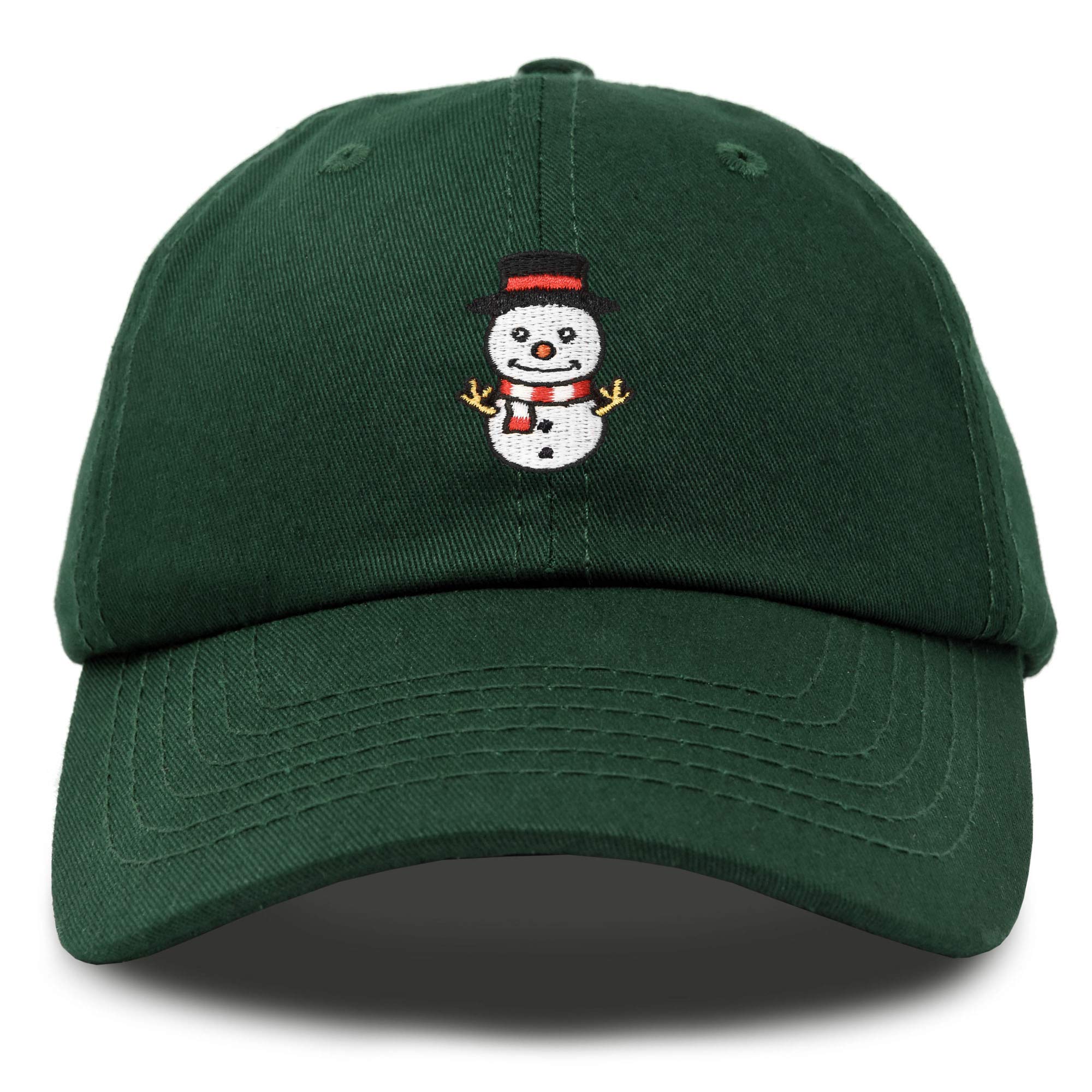 DALIX Cute Snowman Hat for Women - Winter Baseball Cap with Embroidery - Perfect for Christmas, Holiday Parties & Outdoor Activities
